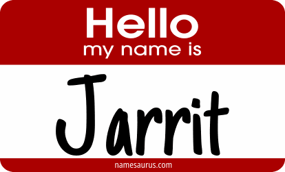 Hello my name is Jarrit png download