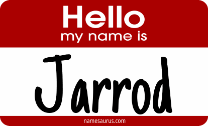 Hello my name is Jarrod png download