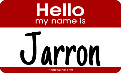 Hello my name is Jarron png download