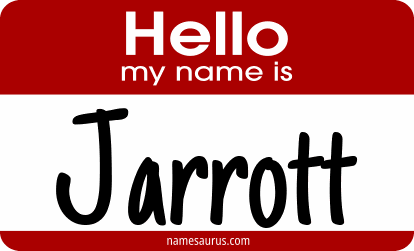 Hello my name is Jarrott png download