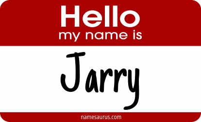 Hello my name is Jarry png download