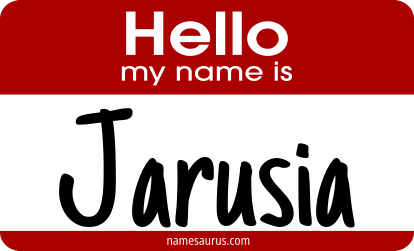 Hello my name is Jarusia png download