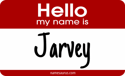 Hello my name is Jarvey png download