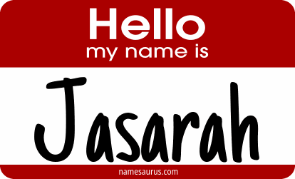 Hello my name is Jasarah png download