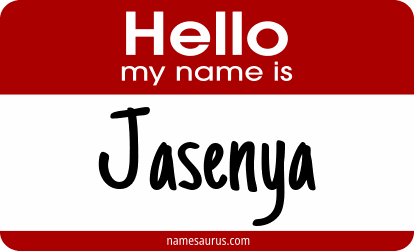 Hello my name is Jasenya png download