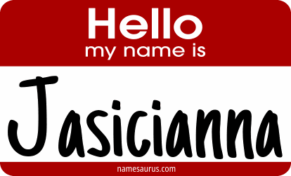 Hello my name is Jasicianna png download