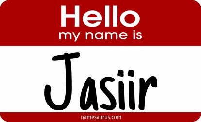 Hello my name is Jasiir png download
