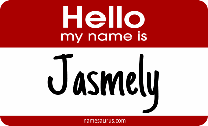 Hello my name is Jasmely png download
