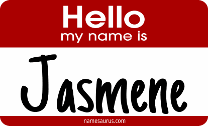 Hello my name is Jasmene png download