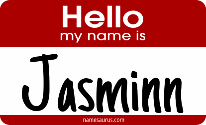 Hello my name is Jasminn png download