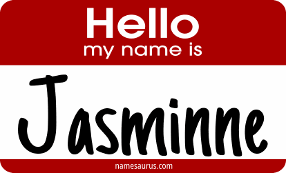 Hello my name is Jasminne png download