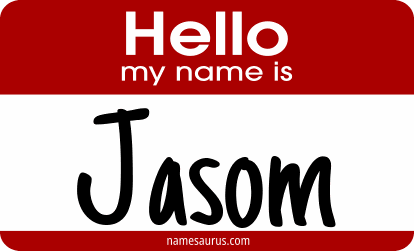 Hello my name is Jasom png download