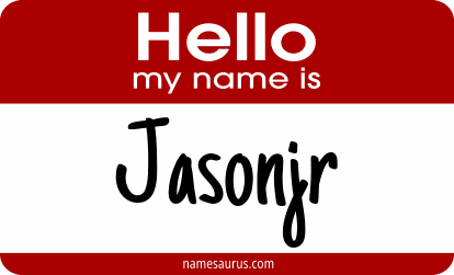 Hello my name is Jasonjr png download