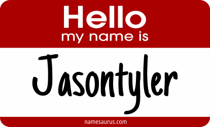 Hello my name is Jasontyler png download