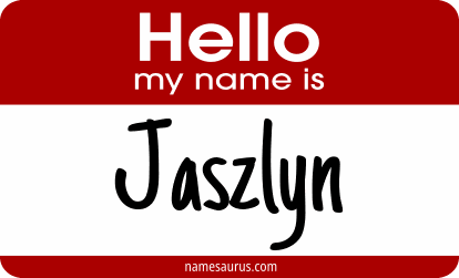 Hello my name is Jaszlyn png download