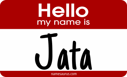 Hello my name is Jata png download
