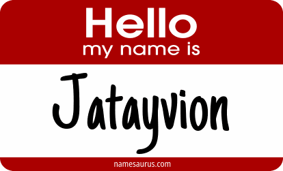 Hello my name is Jatayvion png download