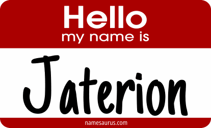 Hello my name is Jaterion png download