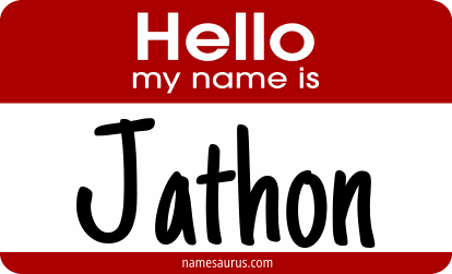 Hello my name is Jathon png download