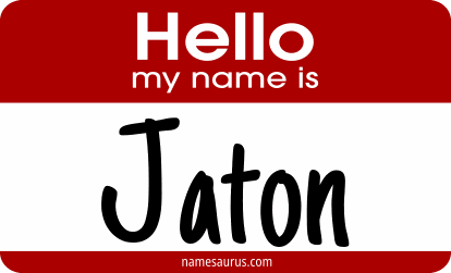 Hello my name is Jaton png download