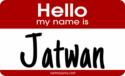 Hello my name is Jatwan png download
