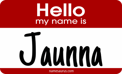 Hello my name is Jaunna png download