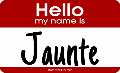 Hello my name is Jaunte png download
