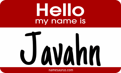 Hello my name is Javahn png download