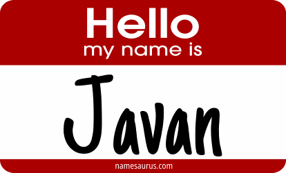 Hello my name is Javan png download