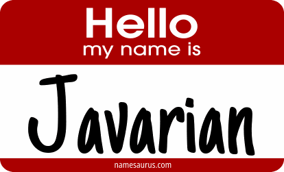 Hello my name is Javarian png download