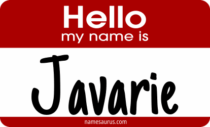 Hello my name is Javarie png download