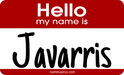 Hello my name is Javarris png download