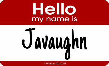 Hello my name is Javaughn png download