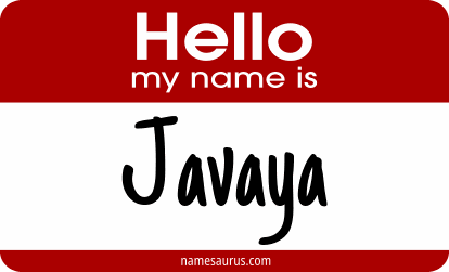 Hello my name is Javaya png download