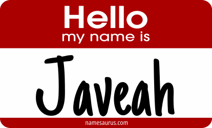 Hello my name is Javeah png download
