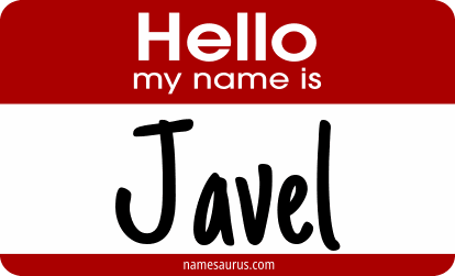 Hello my name is Javel png download