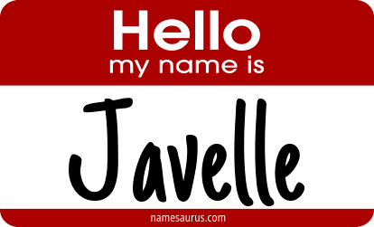 Hello my name is Javelle png download
