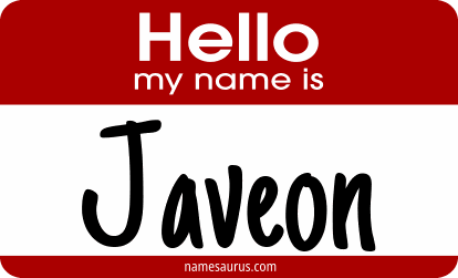 Hello my name is Javeon png download