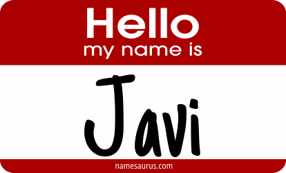 Hello my name is Javi png download
