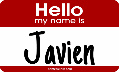 Hello my name is Javien png download