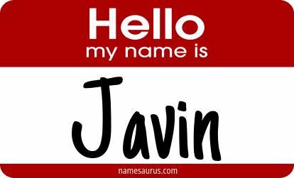 Hello my name is Javin png download