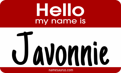Hello my name is Javonnie png download