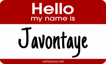 Hello my name is Javontaye png download