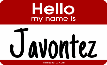 Hello my name is Javontez png download