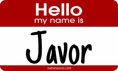 Hello my name is Javor png download