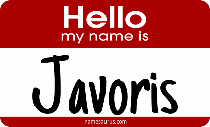 Hello my name is Javoris png download