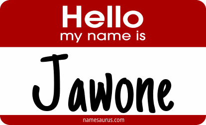 Hello my name is Jawone png download
