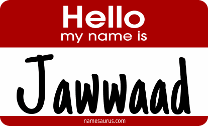 Hello my name is Jawwaad png download