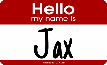 Hello my name is Jax png download