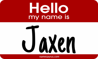 Hello my name is Jaxen png download